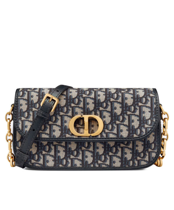 Christian Dior 30 Montaigne Avenue Bag Dark Blue