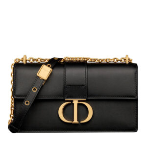 Christian Dior 30 Montaigne East-West Bag With Chain Black