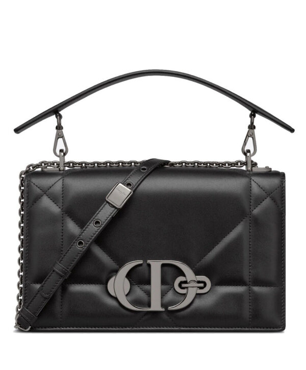 Christian Dior 30 Montaigne Chain Bag With Handle Black