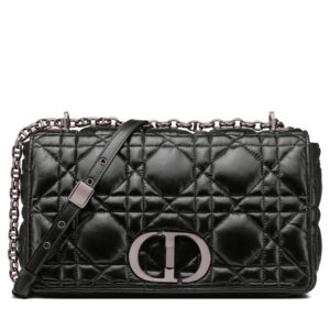 Christian Dior Large Dior Caro Bag Black