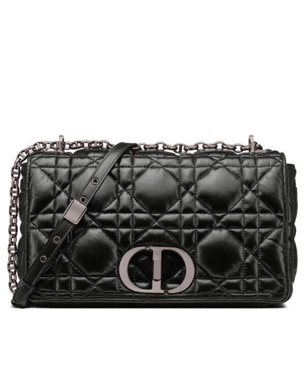 Christian Dior Large Dior Caro Bag Black