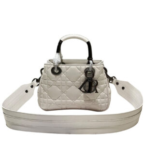 Christian Dior Small Lady 95.22 Bag Cream