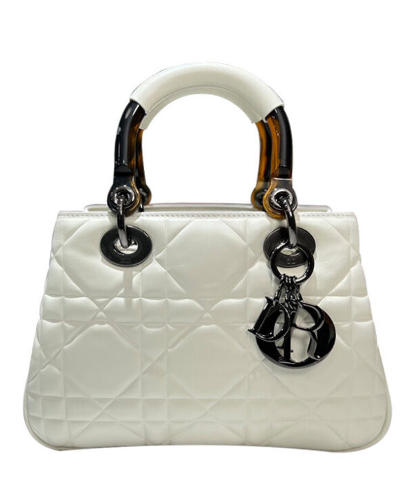 Christian Dior Small Lady 95.22 Bag Cream