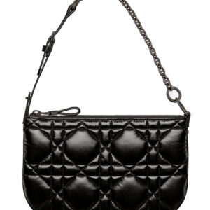 Christian Dior Mini Dior Caro Tulip Bag Black