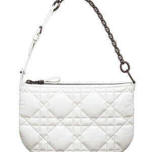 Christian Dior Mini Dior Caro Tulip Bag White