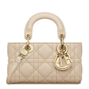 Christian Dior Small Lady D-Joy Bag Apricot