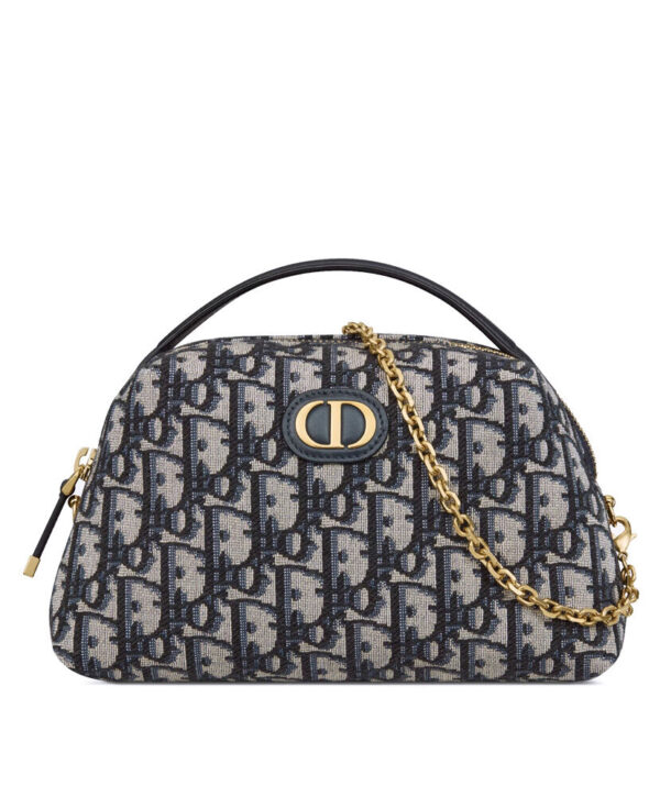 Christian Dior Mini 30 Montaigne D-Cosy Bag Dark Blue