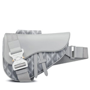 Christian Dior Saddle Bag Gray