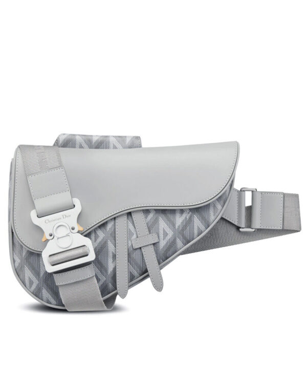 Christian Dior Saddle Bag Gray