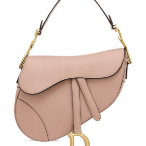 Christian Dior Saddle calfskin bag Light Pink