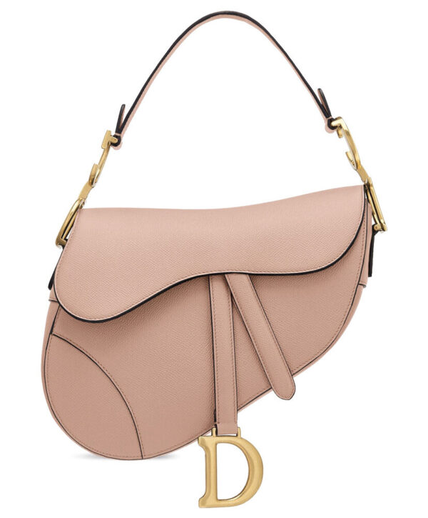 Christian Dior Saddle calfskin bag Light Pink