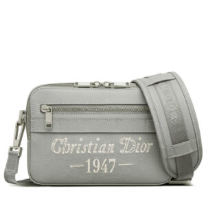 Christian Dior Safari Messenger Bag Gray