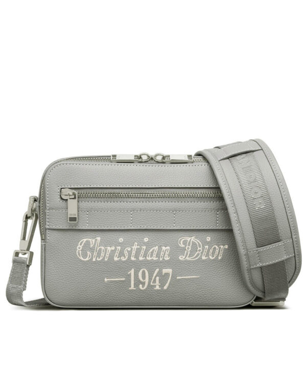 Christian Dior Safari Messenger Bag Gray