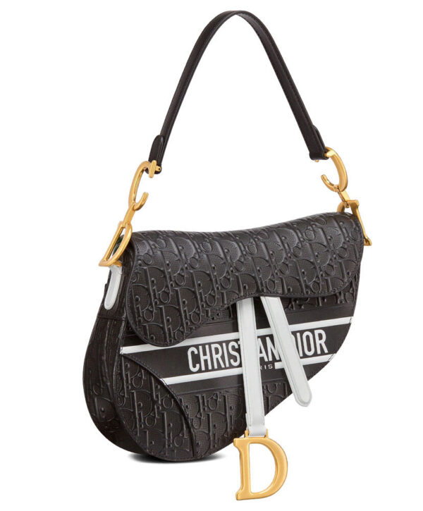 Christian Dior Saddle Bag Black