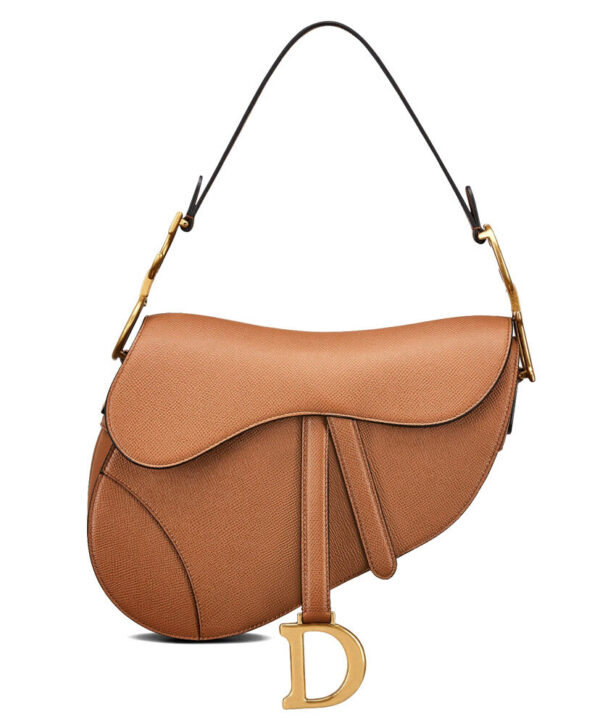 Christian Dior Saddle Bag Coffee