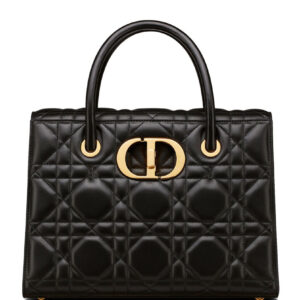 Christian Dior Large St Honore Tote Black