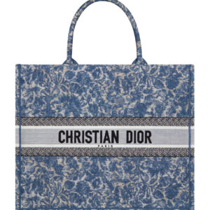 Christian Dior Large Dior Book Tote Blue