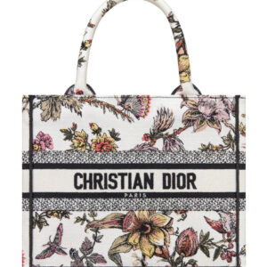 Christian Dior Small Dior Book Tote Cream