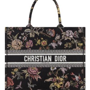 Christian Dior Large Dior Book Tote Black