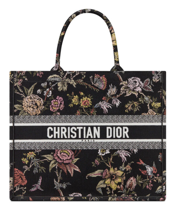 Christian Dior Large Dior Book Tote Black