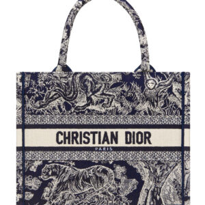 Christian Dior Small Dior Book Tote Dark Blue