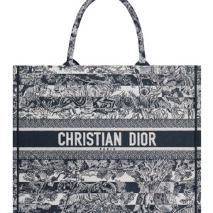 Christian Dior Large Book Tote Dark Blue