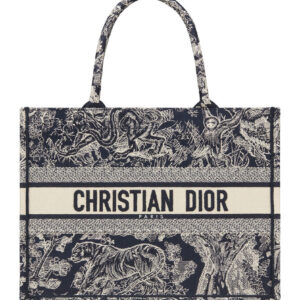 Christian Dior Medium Dior Book Tote Dark Blue