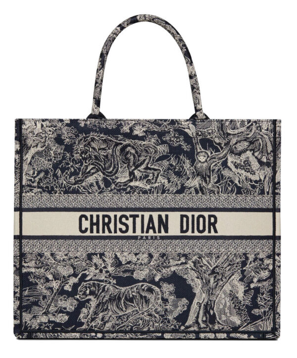 Christian Dior Book Tote Black