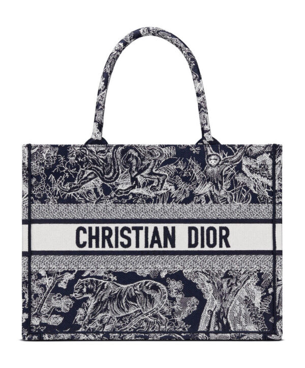 Christian Dior Small Dior Book Tote Black