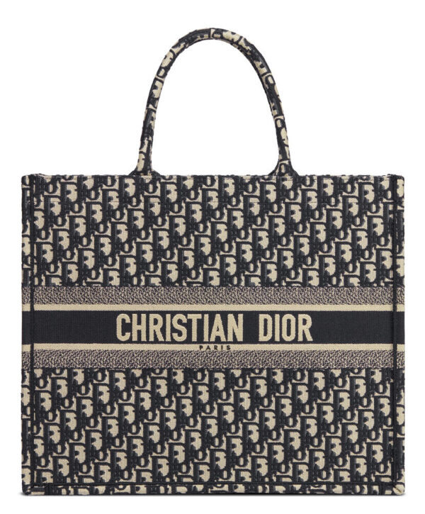 Christian Dior Book Tote bag M1286 Dark Blue