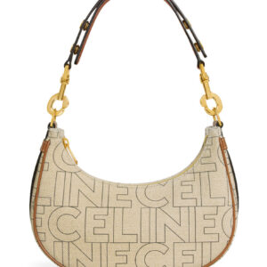 Celine Ava Bag In Denim With Celine All-Over Print Cream