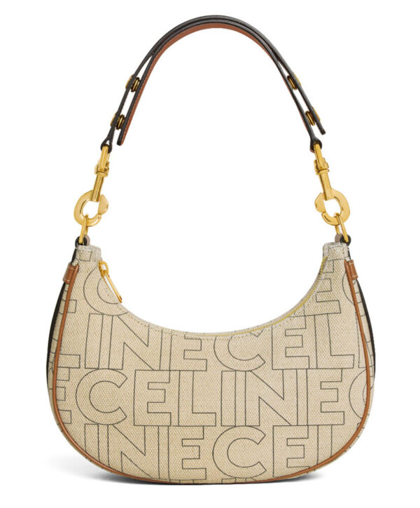 Celine Ava Bag In Denim With Celine All-Over Print Cream