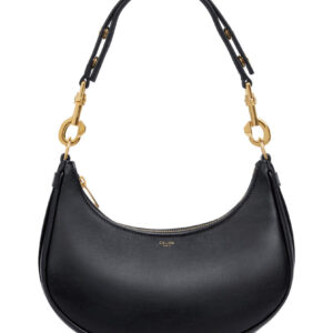 Celine Medium Ava Strap Bag In Smooth Calfskin Black