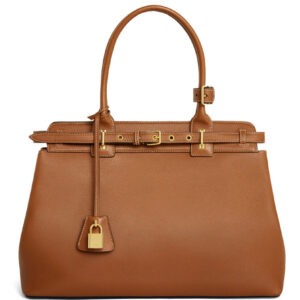 Celine Conti Bag In Supple Calfskin Coffee