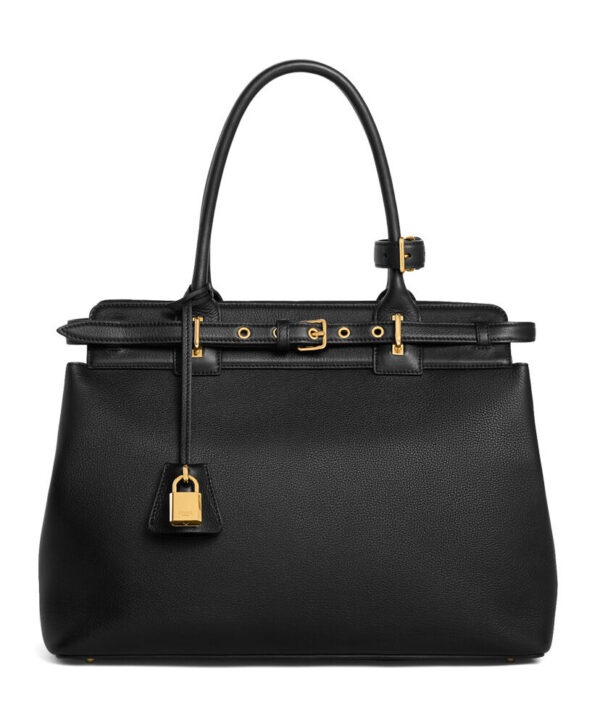 Celine Conti Bag In Supple Calfskin Black