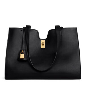 Celine Cabas 16 In Smooth Calfskin Black