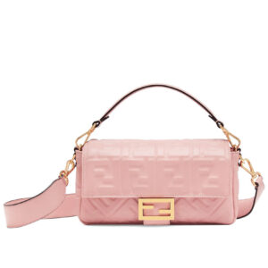 Fendi Baguette Leather Bag 8BR600 Pink