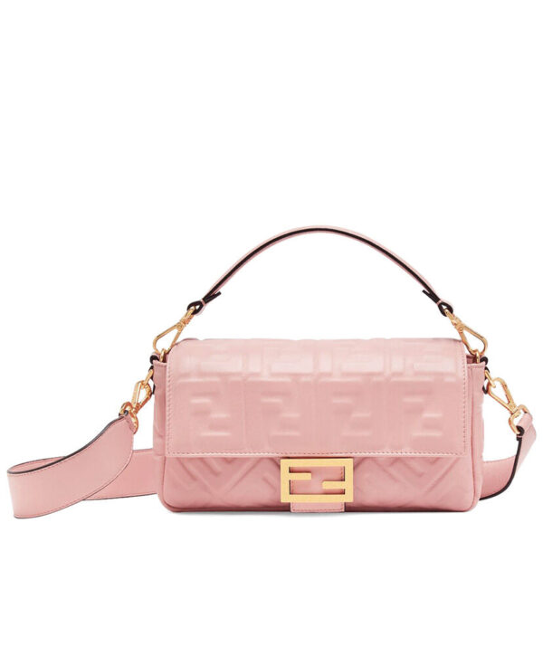 Fendi Baguette Leather Bag 8BR600 Pink