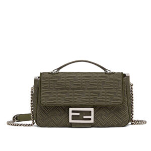 Fendi Midi Baguette Chain 8BR793 Green