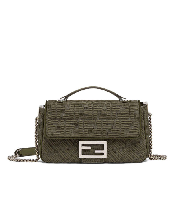 Fendi Midi Baguette Chain 8BR793 Green