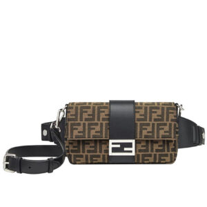 Fendi Baguette Fabric Bag 7VA472 Black