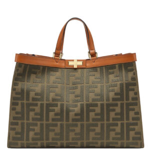 Fendi Peekaboo X-Tote Coffee