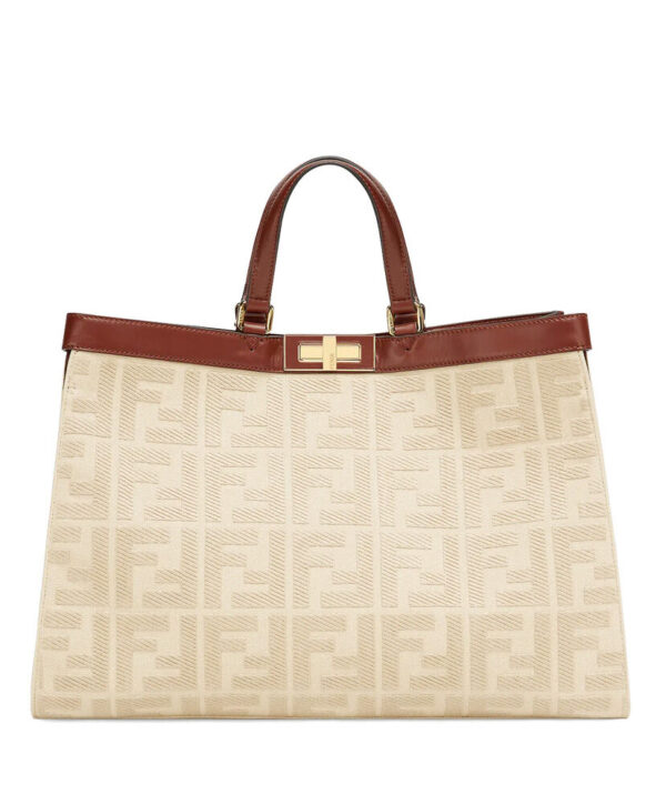 Fendi Peekaboo X-Tote Cream