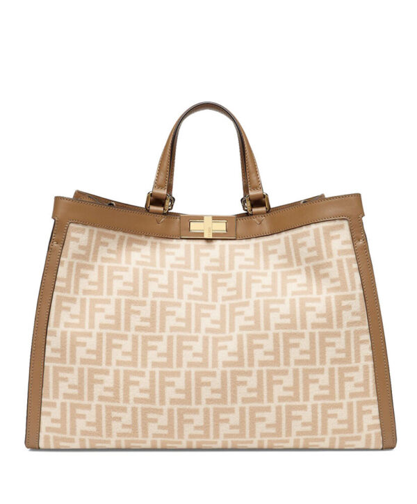 Fendi Peekaboo X-Tote 8BH374 Cream