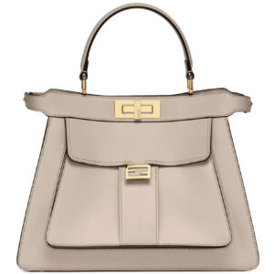 Fendi Peekaboo ISeeU Medium Tote 8BN321 Gray