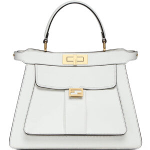 Fendi Peekaboo ISeeU Medium Tote 8BN321 White