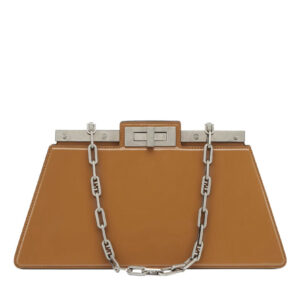 Fendi Peekaboo Cut Medium 8BN340 Coffee