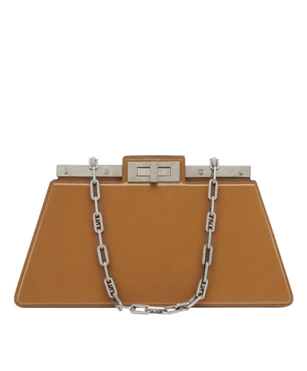 Fendi Peekaboo Cut Medium 8BN340 Coffee