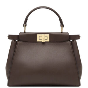 Fendi Peekaboo Mini 8BN244 Dark Coffee