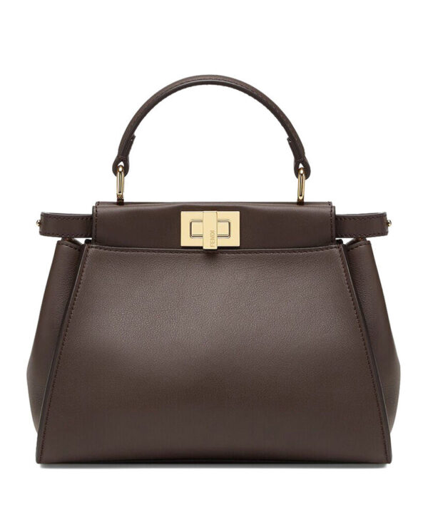 Fendi Peekaboo Mini 8BN244 Dark Coffee